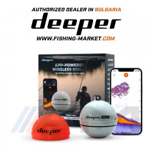 DEEPER Smart Sonar CHIRP+ 2.0 Limited Edition Arctic Grey - Безжичен трилъчев сонар Wi-Fi / GPS / BG Menu 